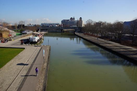Parc de la Villette, Canal de l'Ourcq, Ourcq Canal, Ourcq-Kanal
