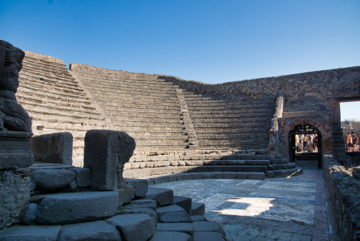 Kleines Theater von Pompeji