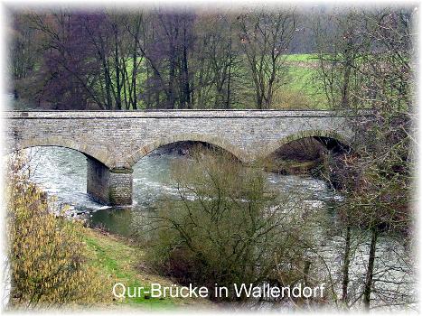 Border Bridge over the Our River at Wallendorf