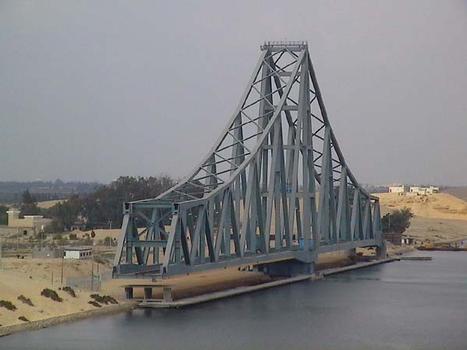 El-Ferdan-Drehbrücke, Suezkanal, Ägypten