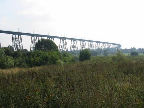 Rendsburg High Bridge.Access viaduct