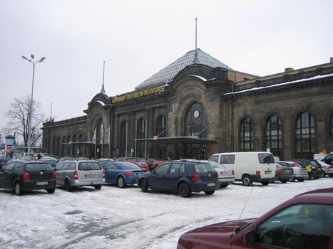 Empfangsgebäude des Bahnhof Dresden-Neustadt