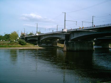 Marienbrücke der Eisenbahn, Dresden