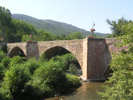 Pont d'Alet-les-BainsVue amontAudePont route