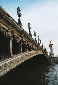Pont Alexandre III (pont-route), Paris, Seine