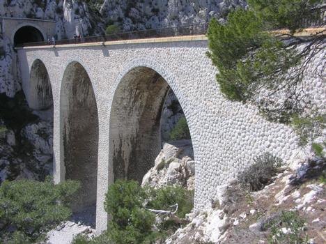 Viaduc des Aragnoles (pont-rail), Niolon, Bouches du Rhône