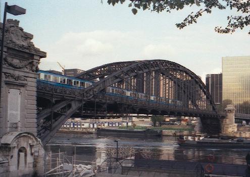 Viaduc d'Austerlitz (pont-rail), Paris, Seine