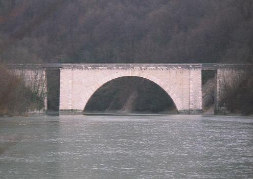 Carnot-Brücke in Collonges (Ain), Frankreich