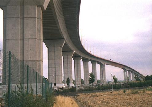 Viaduc de Cheviré (pont autoroutier), Nantes, Loire Atlantique