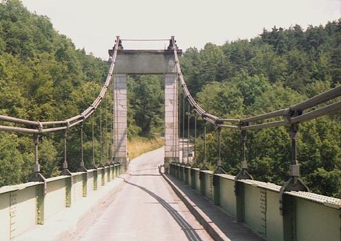 Hängebrücke Brion, zwischen Roissard und Lavars, nahe Clelles, Isère
