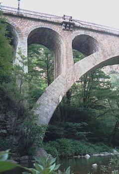 Eisenbahnbrücke Villefrance-de-Conflent