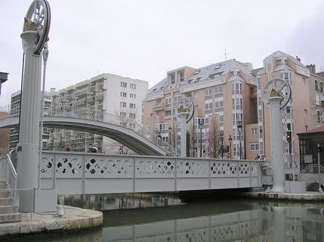 Pont levant de la rue de Crimée, Paris (19ème)