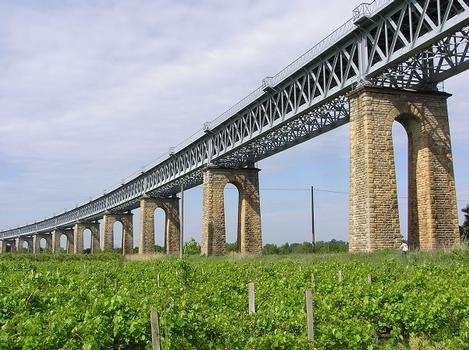 Pont ferroviaire, Cubzac les Ponts, Gironde