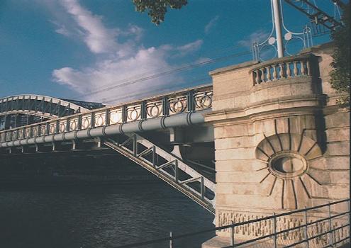 Pont Rouelle (pont-rail), Paris, Seine