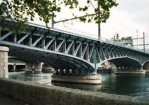 Pont Kitchener (pont-rail), Lyon, Rhône