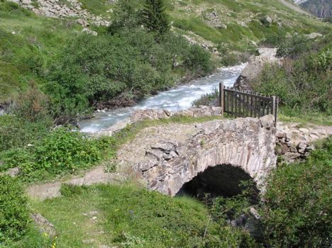 Pont du refuge de La LaveyPont servant aux troupeaux ChamphorentHautes-Alpes: Pont du refuge de La Lavey Pont servant aux troupeaux Champhorent Hautes-Alpes