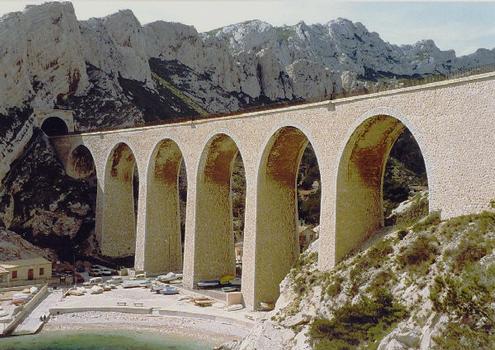 Viaduc de La Vesse (pont-rail), La Vesse, Bouches du Rhône