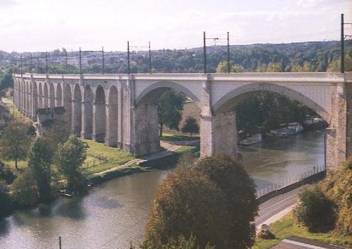 Viaduc de Saint-Mammès (pont-rail), Val de Marne