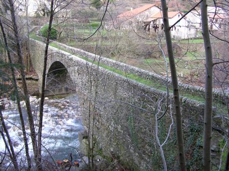 Pont de Barnas (pont-route), Barnas (Ardèche)