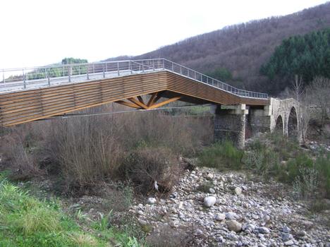 Pont du Bouix (après restauration) (pont-route), Barnas (Ardèche)