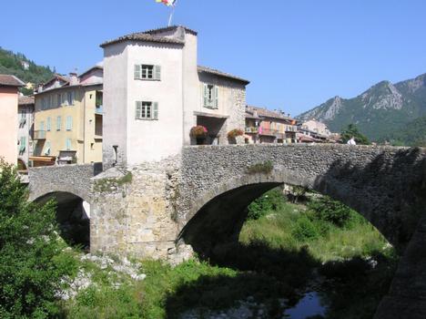 Vieux Pont (pont-route), Sospel, Alpes Maritimes