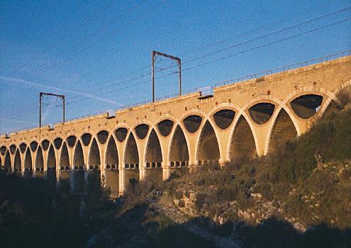 Viaduc Saint Leger (pont-rail), Saint Chamas, Bouches du Rhône