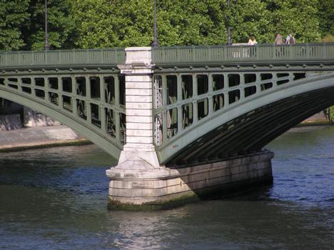 Pont Sully I (pont-route), Paris, Seine
