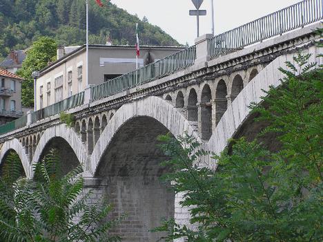 Pont de Vals (pont-route), Vals les Bains, Ardèche