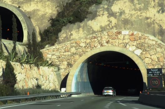 Autoroute A8 - Tunnels de l'Arme