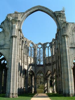 Chiry-Ourscamp - Abbaye Notre-Dame-de-l'Assomption - vestiges de l'abbatiale - Choeur et abside