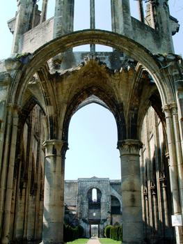 Abbaye Notre-Dame-de-l'Assomption - Vestiges de l'abbatiale - Axe de l'abbatiale