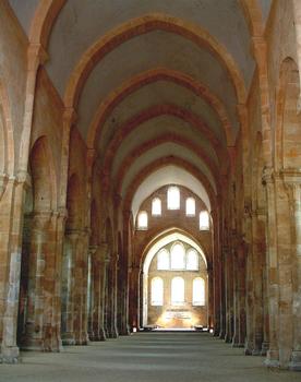Abbaye de FontenayAbbatiale - Vaisseau central