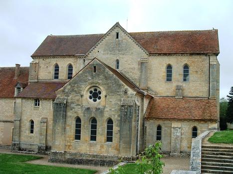 Abbaye de Norlac - L'église - Chevet et transept