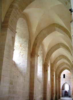 Abbaye de Norlac - L'église - Bas-côté