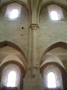 Abbaye de Noirlac - Eglise - Vaisseau central - Elévation - Détail