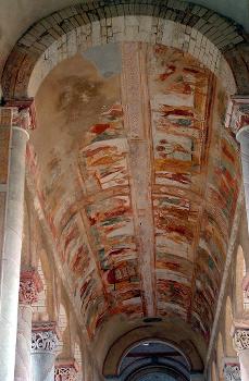Abbaye de Saint-Savin: fresques de la voûte de la nef