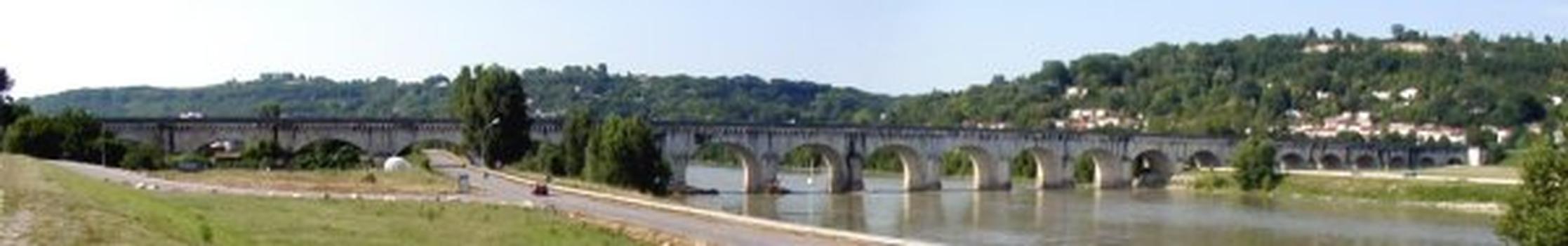 Pont-canal d'Agen.Ensemble
