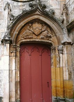 Ambronay - Abbaye Notre-Dame - Eglise - Porte latérale