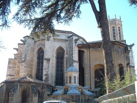 Aix-en-Provence - Cathédrale Saint-Sauveur - Abside et clocher