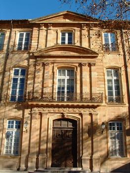 Aix-en-Provence - Hôtel de Caumont - Façade sur cour - Elévation