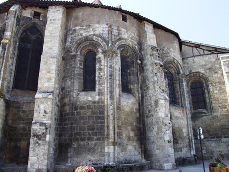 Saint-Pourçain-sur-Sioule - Eglise Sainte-Croix - Chevet - Absidioles romanes
