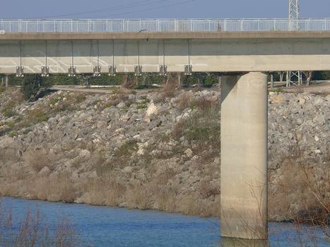 Aménagement hydroélectrique de Vallabrègues (CNR) - Pont sur la déviation du Gard - Renforcement