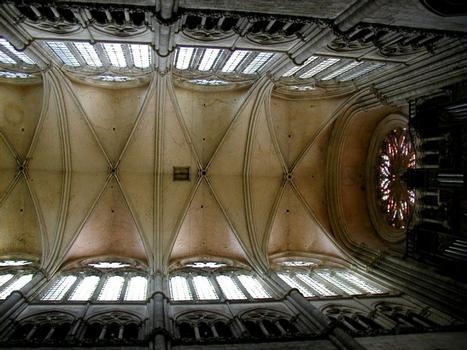 Cathédrale Notre-Dame d'Amiens.Voûte de la nef