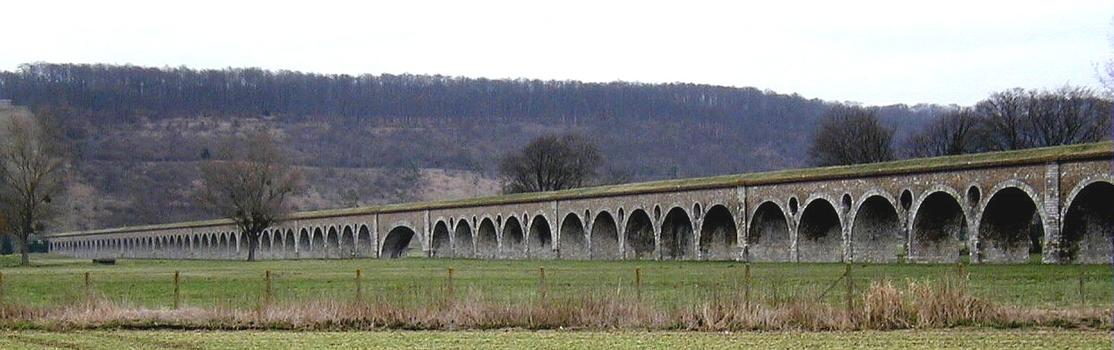 Aqueduc de l'Avre - Pont-aqueduc de franchissement de la vallée de l'Eure