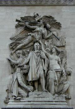 Arc de Triomphe in Paris – Gruppe des Triumphs (Corot)