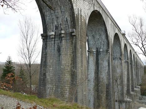 Ligne de chemin de fer Alès - Bessèges - Vogüé - Le Teil - Lalevade-d'Ardèche - Largentière - Viaduc de l'Auzon