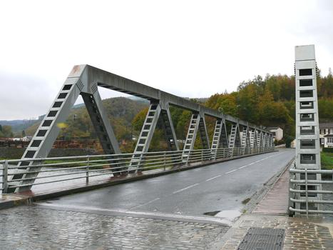 Fachwerkbrücke in Fumay