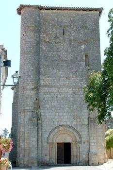 Eglise Sainte-Marie, Aubiac.Façade occidentale