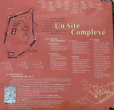 Termes - Château de Termes - Panneau d'information