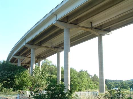 Autoroute A6 – Autobahnbrücke Pont-d'Ouche